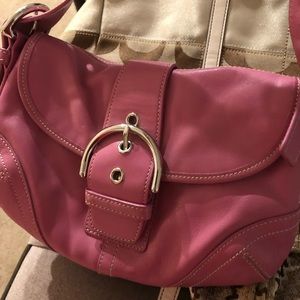 Pink coach bag